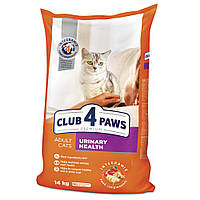 Сухой корм Клуб 4 Лапы Премиум для котов поддержка здоровья мочеиспускательной системы 14 кг