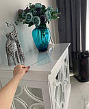 М'яке рідке гнучке скло, силіконова скатертина покриття пВХ для дому та дачі термостійке 60 см, фото 8