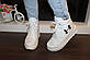 Черевики дутики жіночі зимові білі С305, фото 5