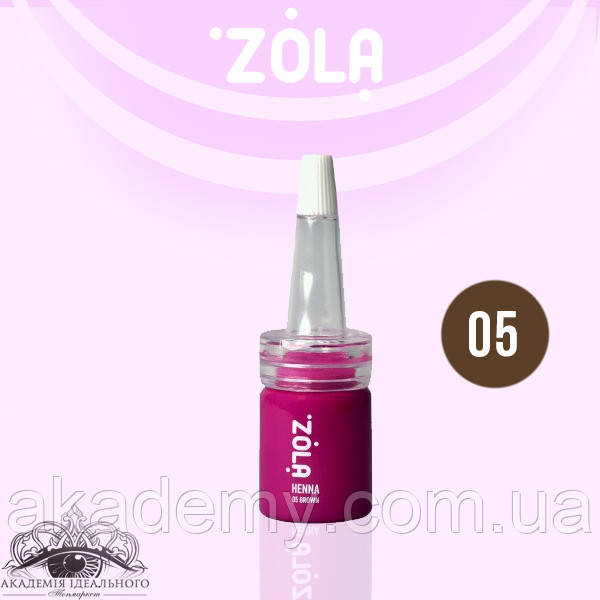 ZOLA Хна професійна для брів 05 Brown 5гр