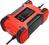 Швидкий зарядний автомобільний пристрій 12 V 12 A — 24 V 6 A для заряджання та ремонту всіх типів акумуляторів, фото 6