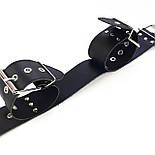 Нашийник з наручниками з натуральної шкіри Art of Sex — Bondage Collar with Handcuffs 777Store.com.ua, фото 6