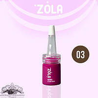 ZOLA Хна професійна для брів 03 Taupe Brown 5гр