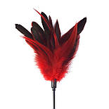 Щікання червона Art of Sex — Feather Paddle, перо молодого півня 777Store.com.ua, фото 2