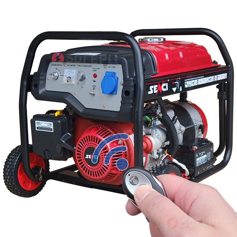 Бензиновий генератор SENCI SC7000R (3.8 кВТ), фото 1