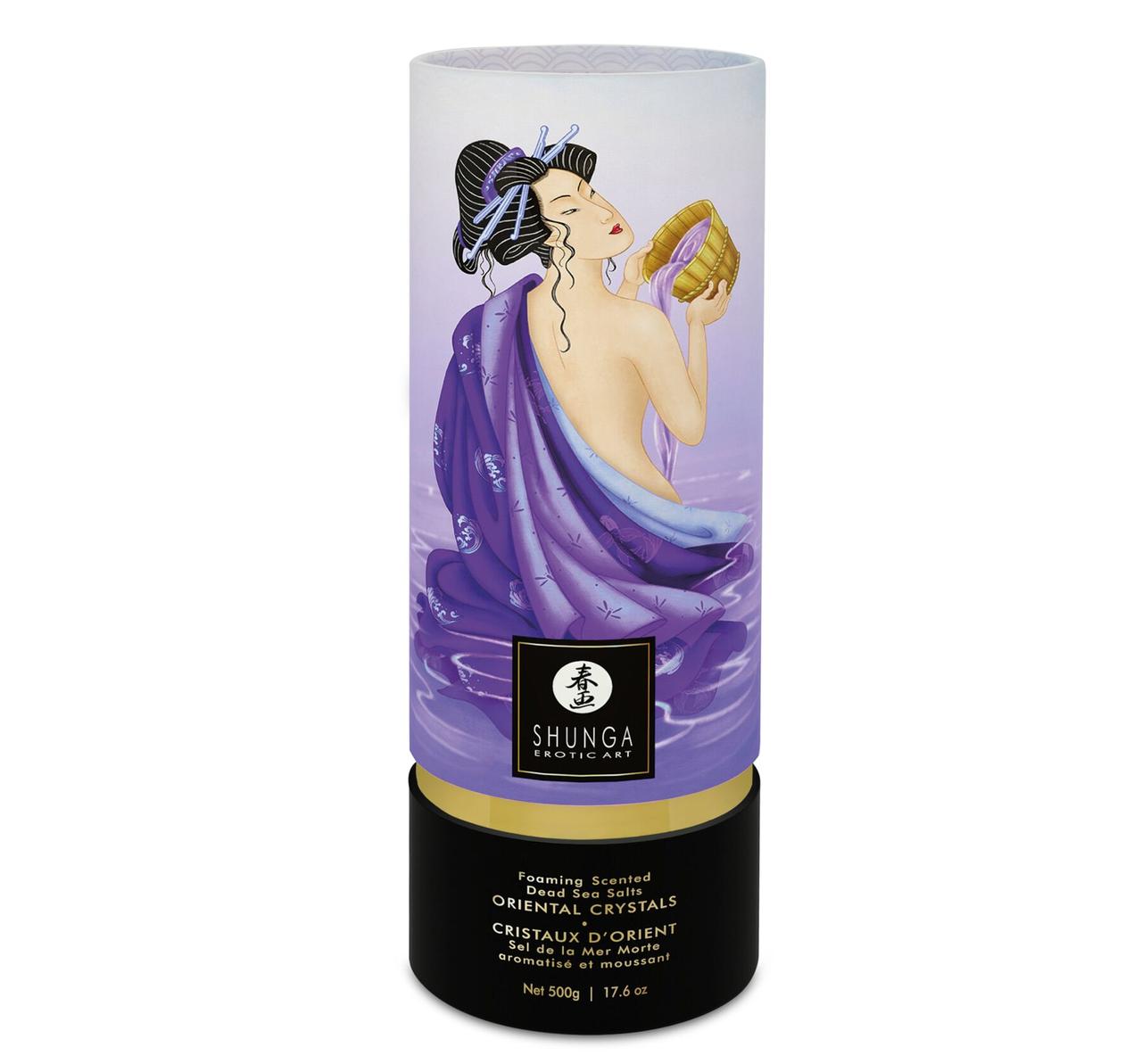 Сіль для ванни Shunga Oriental Crystals Bath Salts — Exotic Fruits (500 г), сіль Мертвого моря 777Store.com.ua