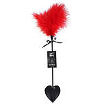 Щіткалка зі шлепалкою Піка Art of Sex — Puff Peak, колір Червоний 777Store.com.ua, фото 2