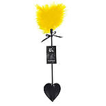 Щіткалка зі шлепалкою Піка Art of Sex — Puff Peak, колір Жовтий 777Store.com.ua, фото 2