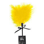 Щіткалка зі шлепалкою Піка Art of Sex — Puff Peak, колір Жовтий 777Store.com.ua, фото 3