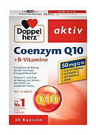 Доппельгерц Коэнзим Q 10 + витамины группы В капсулы Doppelherz  Coenzym Q 10 + B-Vitamine Kapseln 30 St.