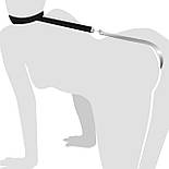 Анальний гак з нашийником із натуральної шкіри Art of Sex — Anal hook, Чорний 777Store.com.ua, фото 2