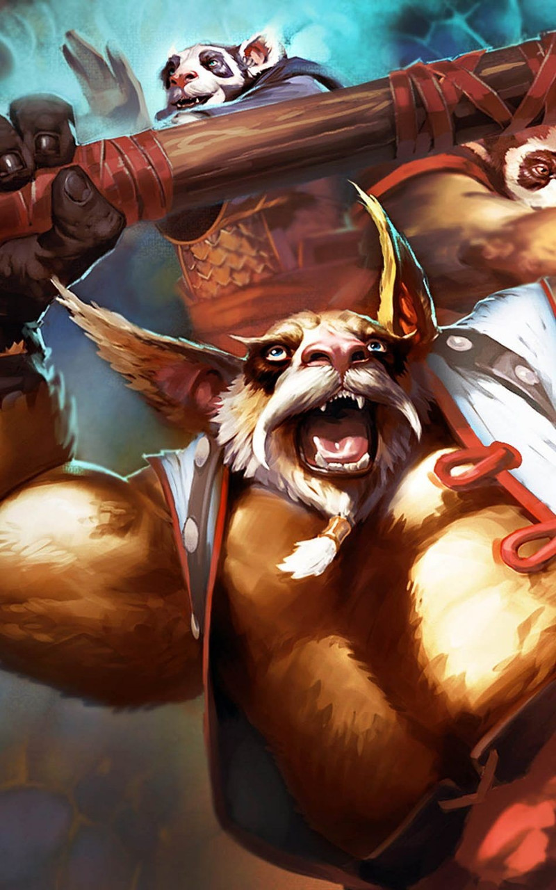 Аніме рушник Dota Brewmaster 50 на 90 см, код 715