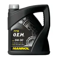 Масло Mannol 5w30 OEM SN/SM/CF (Chevrolet Opel) 4л