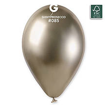 Латексна кулька хром просекко 13" / 85 / 33см Shiny Prosecco Gemar