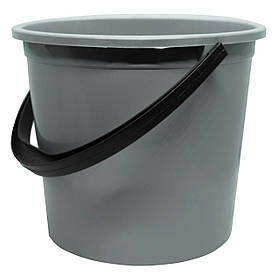 Відро пластикове 4,5 літрів харчове металік Ø 21.5 см h=18.5 см (ПолімерАгро)
