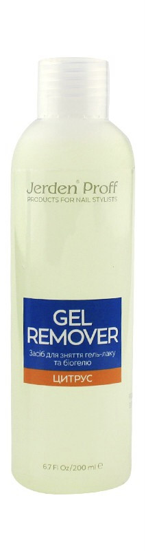 Засіб для зняття гель-лаку цитрус Jerden Proff 200 мл