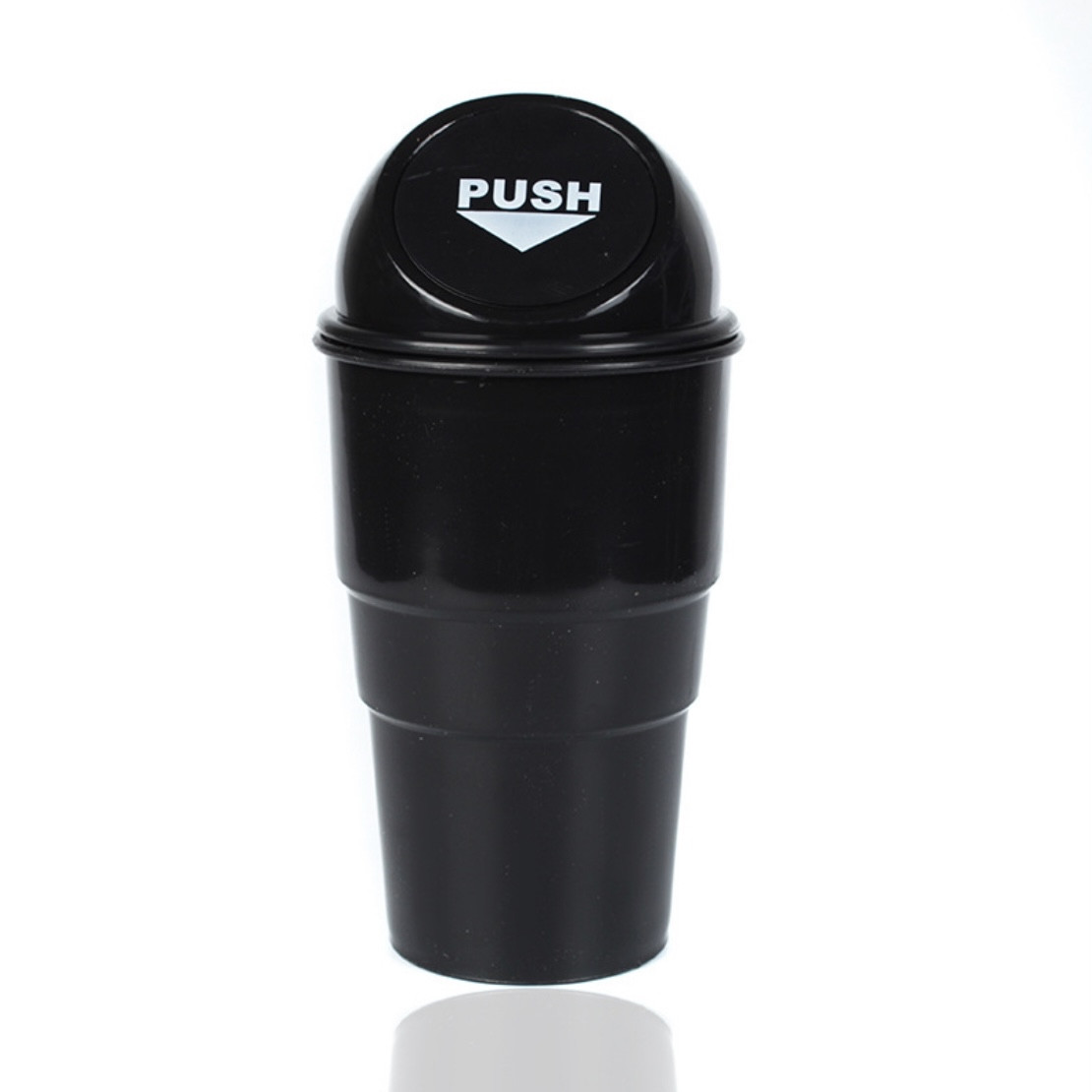 Автомобільне сміттєве відро в підстаканник, відро для сміття для автомобіля (чорний)