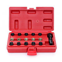 Набір для відновлення різьблення свічкового отвору 16 од. Kraft&Dele KD10592