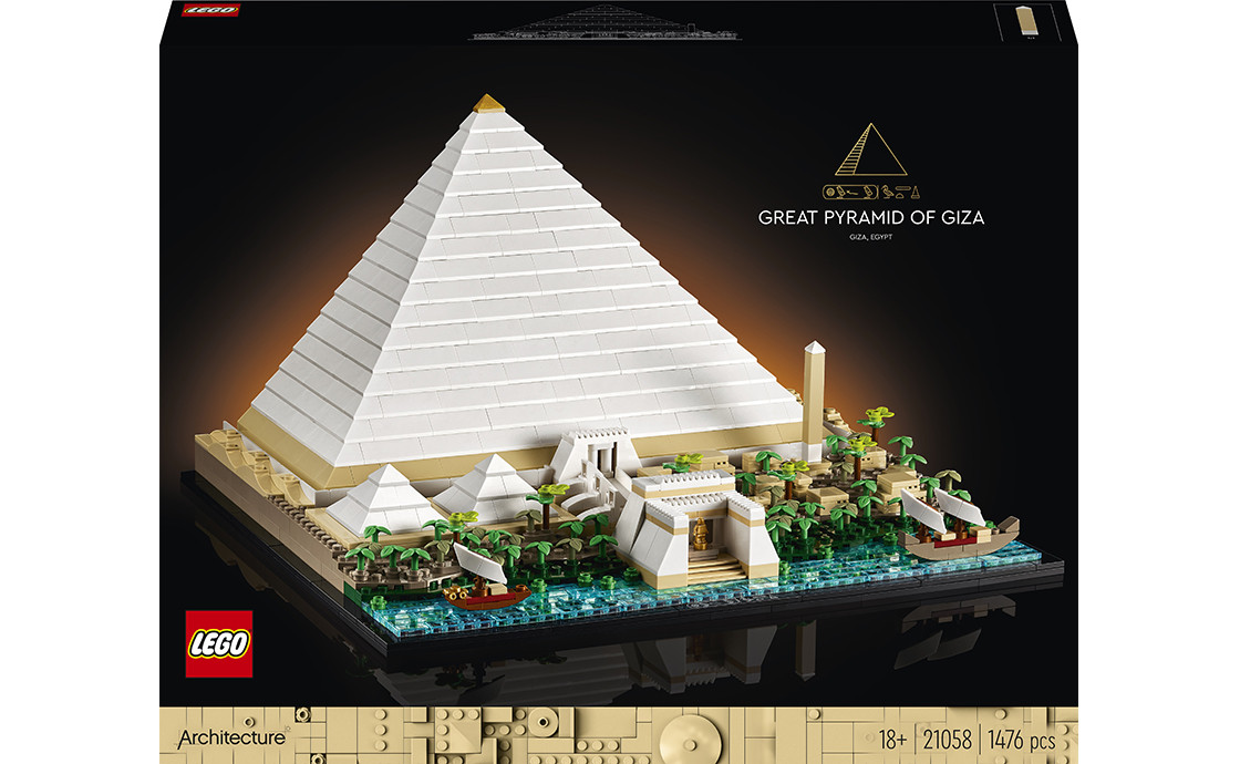 LEGO Architecture Піраміда Хеопса 1476 деталей (21058)