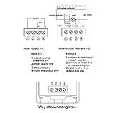 6 в 1 Ватраметр змінного струму 20 А, вимірювач частоти та коефіцієнта потужності, фото 9