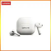 Беспроводные наушники Lenovo LP40 Bluetooth 5.0, наушники беспроводные в кейсе Леново вкладыши для спорта