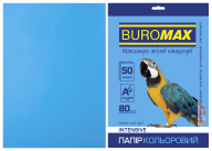 Папір кольоровий INTENSIVE,св.-синій, 50 арк., А4, 80 гм²