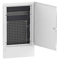 Щиток MINI PRAGMA мультимедійний 3-х рядний на 12мод., біла дверка, врізний (арт. MIP312FU)