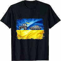 Чоловіча та жіноча футболка Доброго вічора мі з Україні чорна