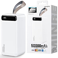 Повербанк со светильником 50000mAh WK Minre Digital Display Power Bank WP-283 2xUSB 5V*2.1A