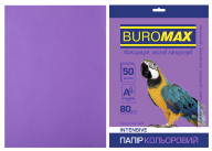 Бумага цветная INTENSIVE, фиолет., 50 л., А4, 80 гм²