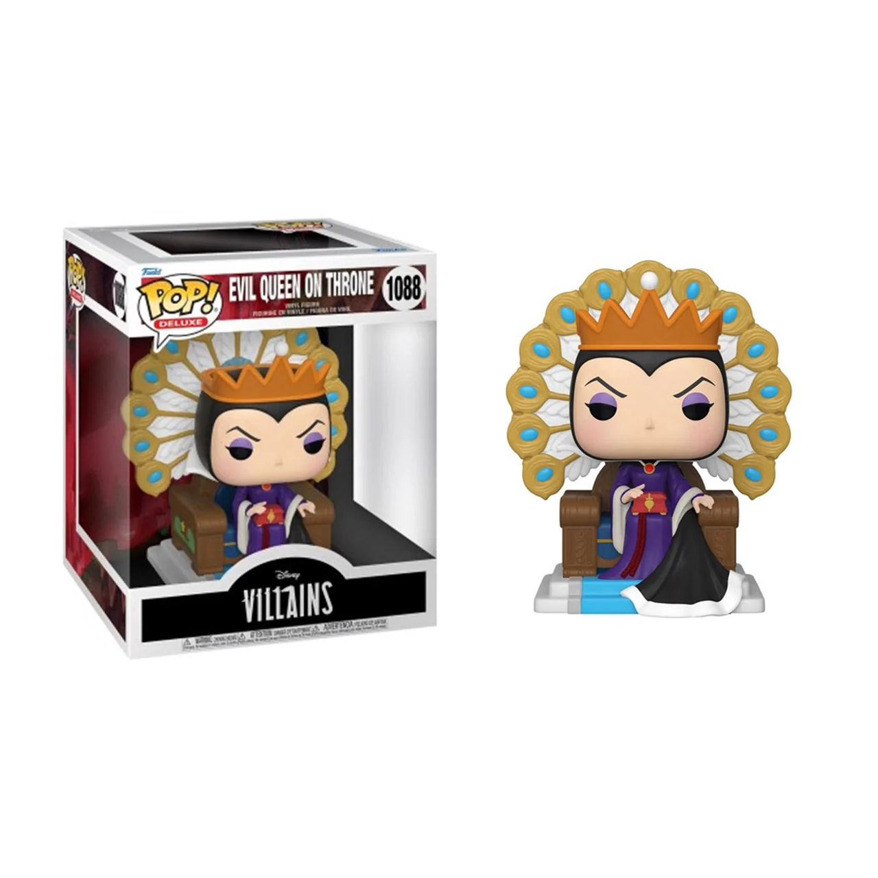 Фігурка Фанко Поп Лиходії Зла королева на троні Funko Pop Villains Evil Queen on throne 15 см V EQT 1088