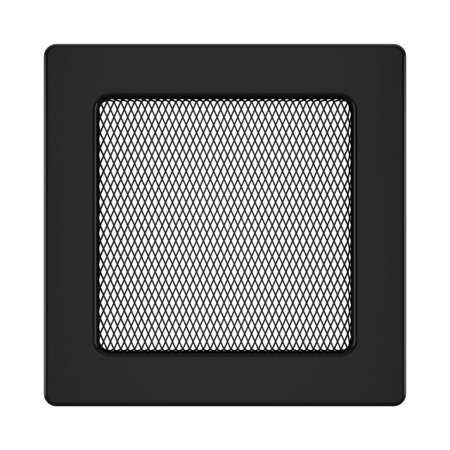 Вентиляционная Решетка для Камина SAVEN 17х17 Черная SV/17/17/BL ...