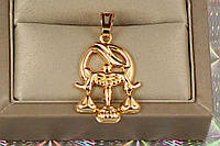 Кулон зодиак Xuping Jewelry весы 2.6 см золотистый