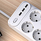 Мережевий фільтр XO 10 розеток 3USB 2м WL07 White, фото 7