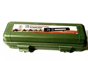 Ліхтар ручний POLICE BL C62-COB, акумуляторний ліхтар USB заряджання, фото 2
