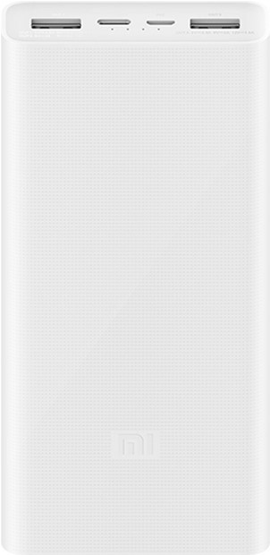 Павербанк Power Bank 20 000mAh Xiaomi Mi 3 18W (PLM18ZM) Fast Charge White