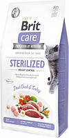 Brit Care Cat GF Sterilized Weight Control, (контроль ваги для стерилізованих) 0.4 кг