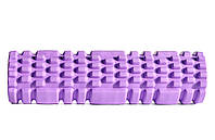 Массажный ролик Standard фиолетовый (валик, роллер) мфр, 30 см