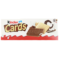 Печиво картки Кіндер Kinder card 128g 20шт/ящ (Код: 00-00013311)