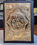 Книга Євангліє требне українською мовою із застібкою, накладка позолота , оклад шкіра, розмір книги 19×26 ., фото 6