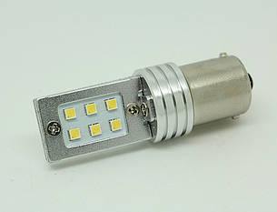 Світлодіодна автолампи 1156(P21W)-S25-BA15s, 12W (500Lm) Samsung LED(SMD2323) одноконтактная