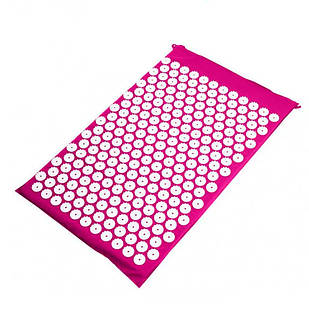 Ортопедичний масажний килимок Acupressure Mat Рожевий