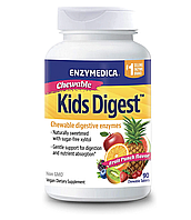 Enzymedica Kids Digest / Травні ферменти для дітей 90 жувальних таблеток