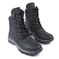 Зимние берцы маленьких размеров 39 38 37 36 тактические военные на молнии кожа натуральный мех