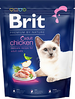 Сухий корм "Brit Premium by Nature Cat Adult Chicken" з куркою для котів 8 кг