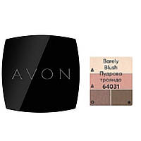 Тіні для повік "Бездоганний колір" Avon True Barely Blush Пудрова Троянда 5 g