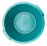 Таз пластиковий 19 літрів бірюзовий Ø 44 см h=22 см (ПолімерАгро), фото 2