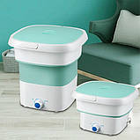 Складана пральна машина Maxtop Silicon Washing Machine Зелена, фото 5