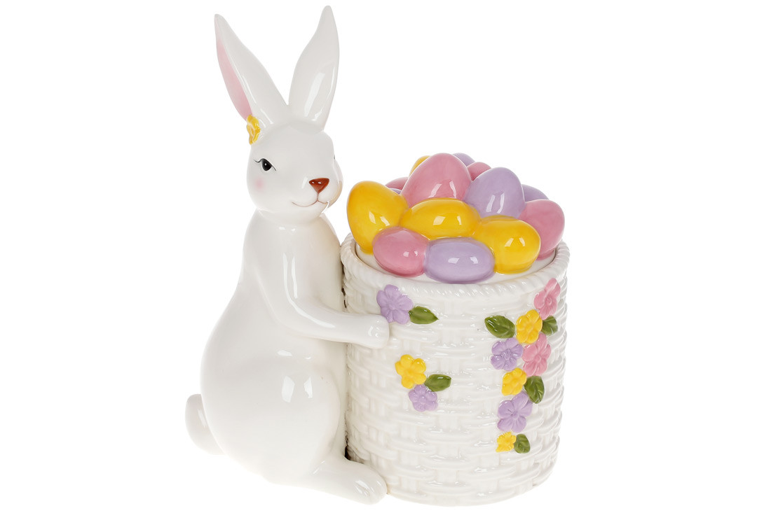 Емкость Керамическая с Фигуркой Кролика, 24см — Купить Недорого на Bigl ...