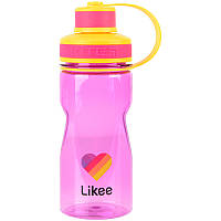 Пляшка для води Kite 397 Likee LK22-397, 500 мл, рожева